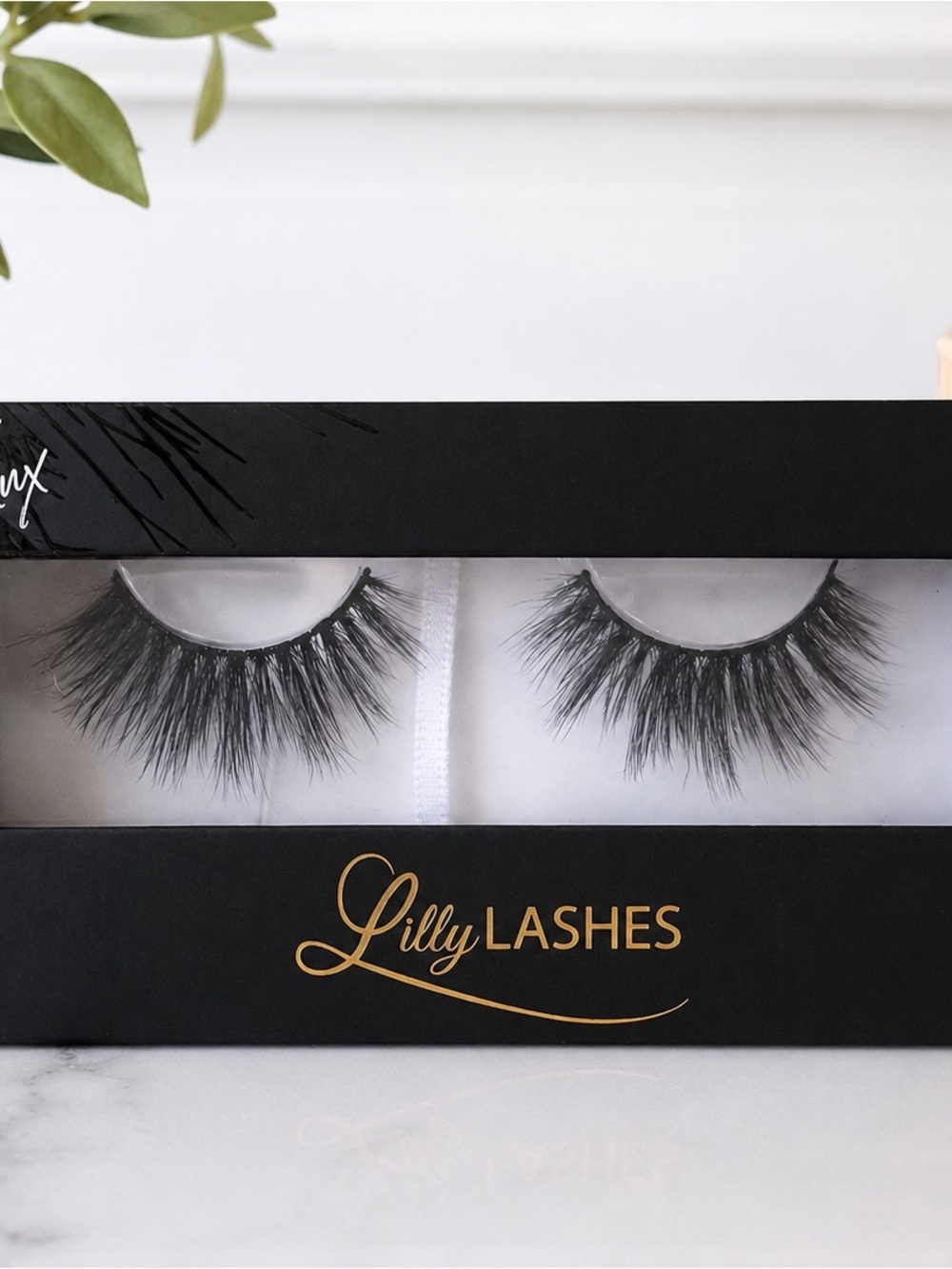 Lilly Lashes Dramatic Black Volume FAUX MINK Lashes